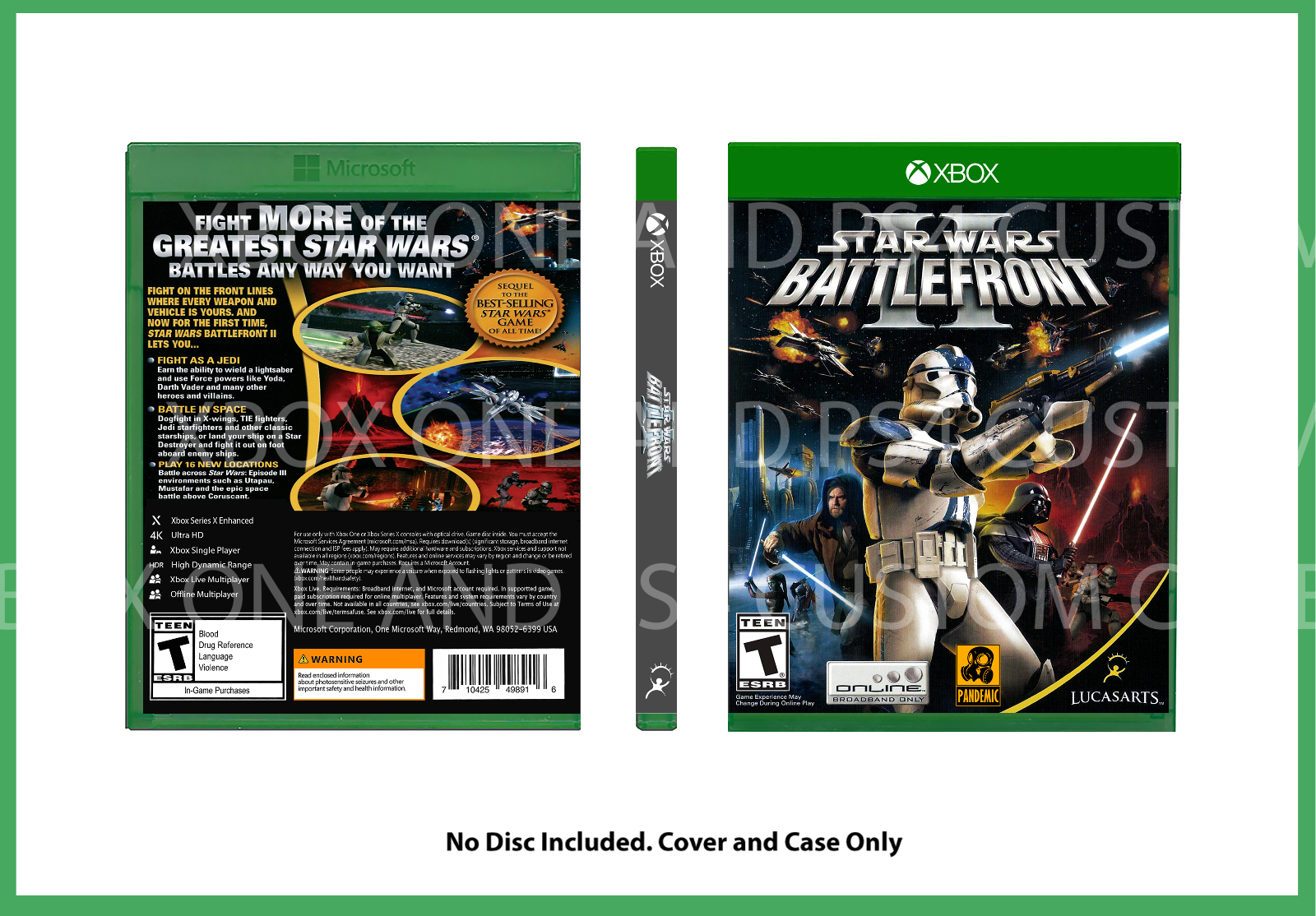 Star Wars: Battlefront II (Microsoft Xbox Live, 2005) *COMPLETE*  23272328757