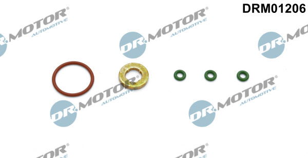 Dr.Motor Automotive DRM01206 Seal Kit, injector nozzle for AUDI,BENTLEY,VW