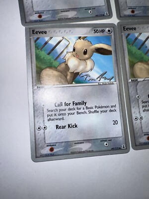 4x Pokemon - Eevee - Delta Species 69/113 - 2007 World