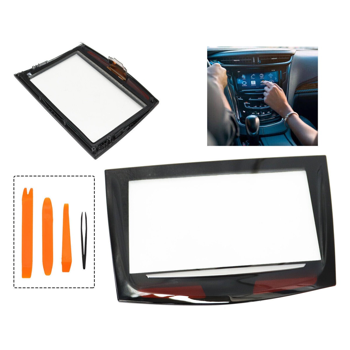 Replacement Touch Screen Display For 2018-2020 Cadillac ATS, CTS, SRX, XTS CUE System 10 thumbnail image