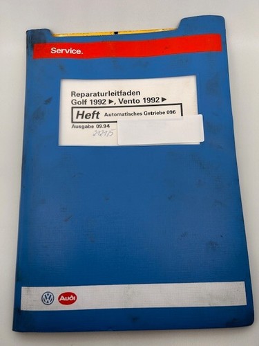 VW Audi Service Reparaturleitfaden Golf 3 Vento Automatisches Getriebe 096