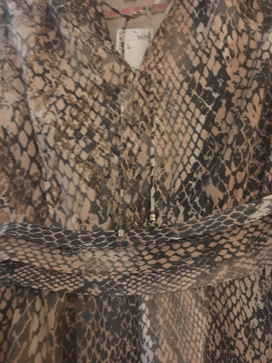 knee length dresses for ladies Snake Print Maxi Shirt Dress  Heidi Klein