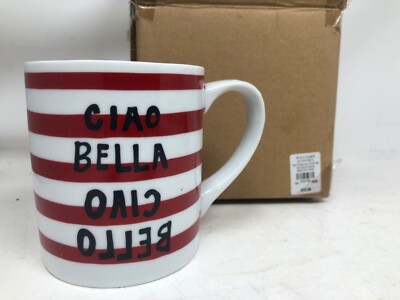 Williams Sonoma No Kid Hungry Mug Giada de Laurentiis Ciao Bella/Bello