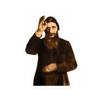 Vinyl Sticker /Decal - Ra Ra Rasputin Russia's Greatest Love Machine 