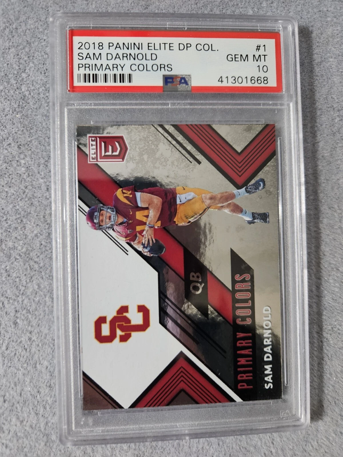 Sam Darnold Panini Elite Draft Picks Collegiate Primary Colors #1 Base