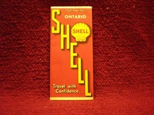 1930s Shell Gas Map of Ontario 