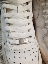 Nike AF1 Air Force One 82 Mid Top White Trainers UK 5.5 EU 38.5 Leather Unisex 