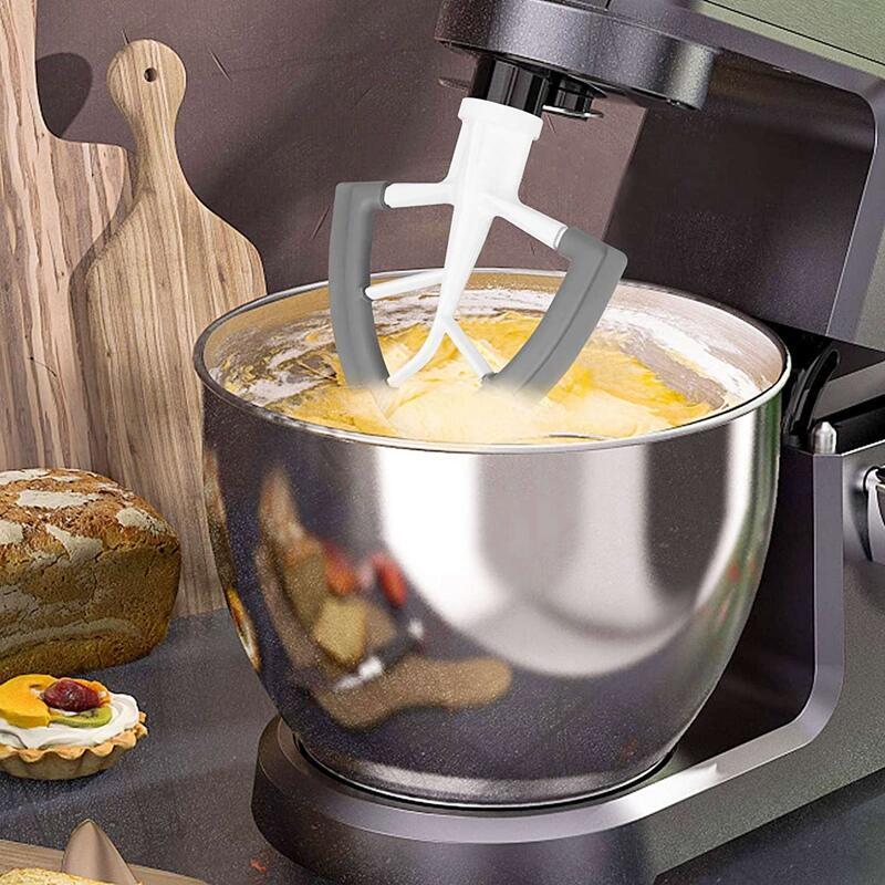 Flex Edge Schlägel Für KitchenAid Mixer – Mit Flexiblen Silikonkanten, Für 4,5/5 Quart Schüsseln, Metall-Konstruktion
