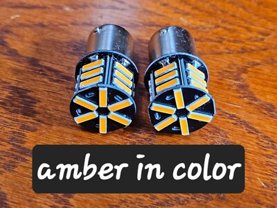 🔥1 Pair Amber LED Turn Signal Bulbs for Kawasaki 92069-0106 12V