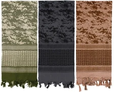 Digital Camo Shemagh Heavyweight Arab Desert Tactical Army Keffiyeh Scarf