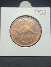 Australian 1952 PENNY CH UNC