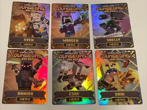 Minecraft Dungeons Arcade Series 3 Hero Foil Card Unique Pets - Choose Cards - 第 1/74 張圖片