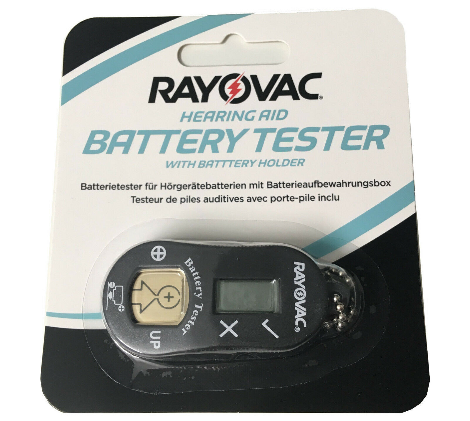 New, Rayovac Battery Tester For Hearing Aid Batteries Holder   -   USA Shipping