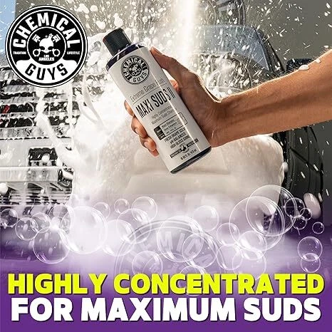 Chemical Guys CWS_1010 - Maxi-Suds II Grape Scent Snow Foam Cleanser Soap 1 gal - Image 3 of 4
