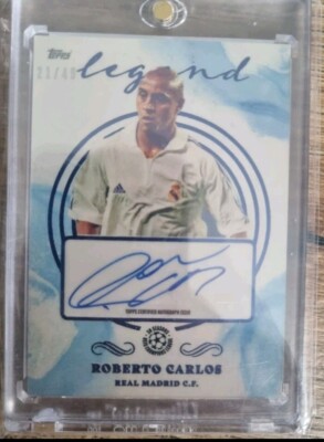 Roberto Carlos 21/49 Topps Legend Real Madrid 