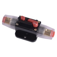 Car Audio Stereo 12V-32V Circuit Breaker Fuse Switch Holder Inline 80 AMP