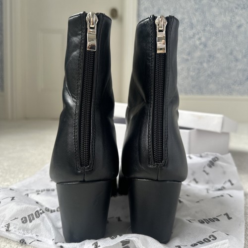 Z Code Z Black Faux Leather Zip Detail Boots Size 7 - Picture 8 of 20
