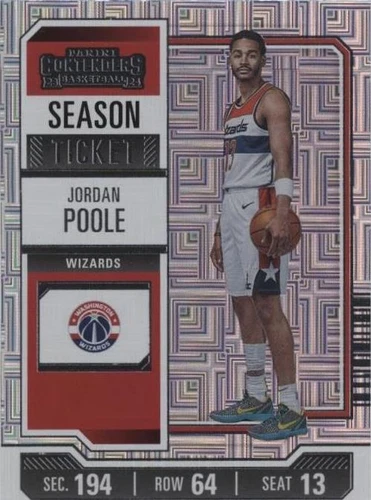 2023-24 Panini Contenders - Jordan Poole #21