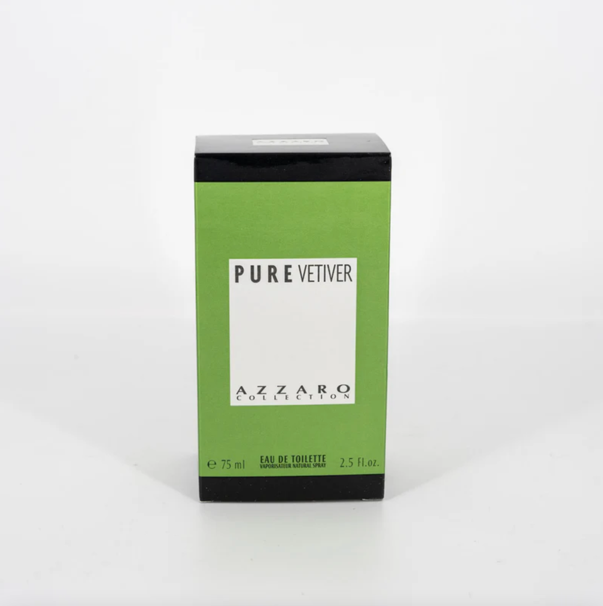 NIB PURE VETIVER AZZARO COLLECTION FOR MEN 2.5 OZ / 75 ML EAU DE
