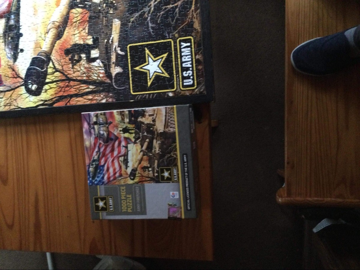 U.S. Army 1000 Piece Jigsaw Puzzle Army Firepower COMPLETE | eBay