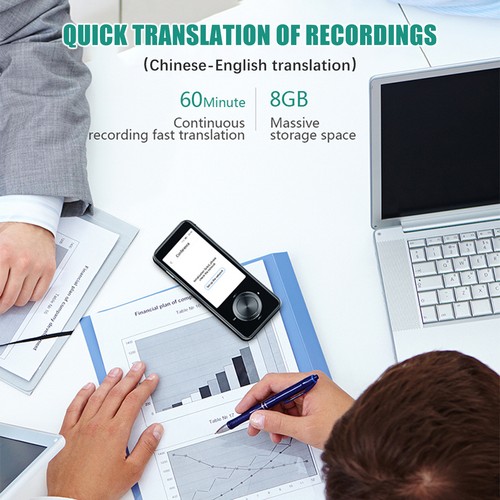 BISOFICE Language Translator Device Portable Voice Interpreter in Real-time D8K7 - Afbeelding 10 van 12