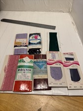 Vintage Seam Binding Lace Tape Lot Of 8 Varies Colors-Some NIP-FREE SHIPPING