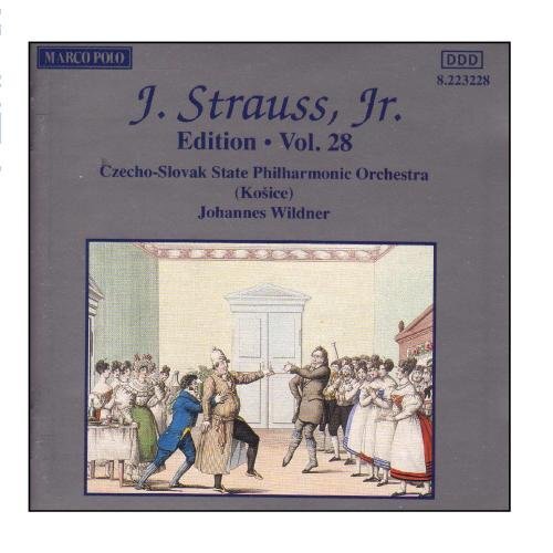 Johannes Wildner STRAUSS II, J.: Edition - Vol. 28 (CD)