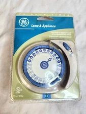 GE Electrical Outlet Timer Pre-Programmed Lamps Appliances 7 Day Timer SEALED