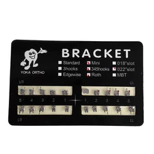 1 Pack Dental Orthodontic Brackets Braces Metal Mini/Standard MBT/Roth.022 345H