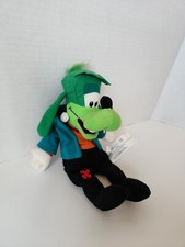 Vintage Disney Goofy Goofenstein Plush Green Halloween Stuffy Frankenstein