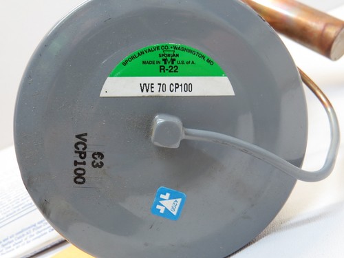 Sporlan Thermostatic Expansion Valve Refrigerant-22 1-3/8" VVE 70 CP100 - Picture 2 of 6