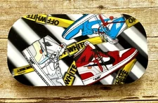 Off-White x Nike Air Jordan Custom Rolling Tray 8”x 4” Holographic Magnetic Lid
