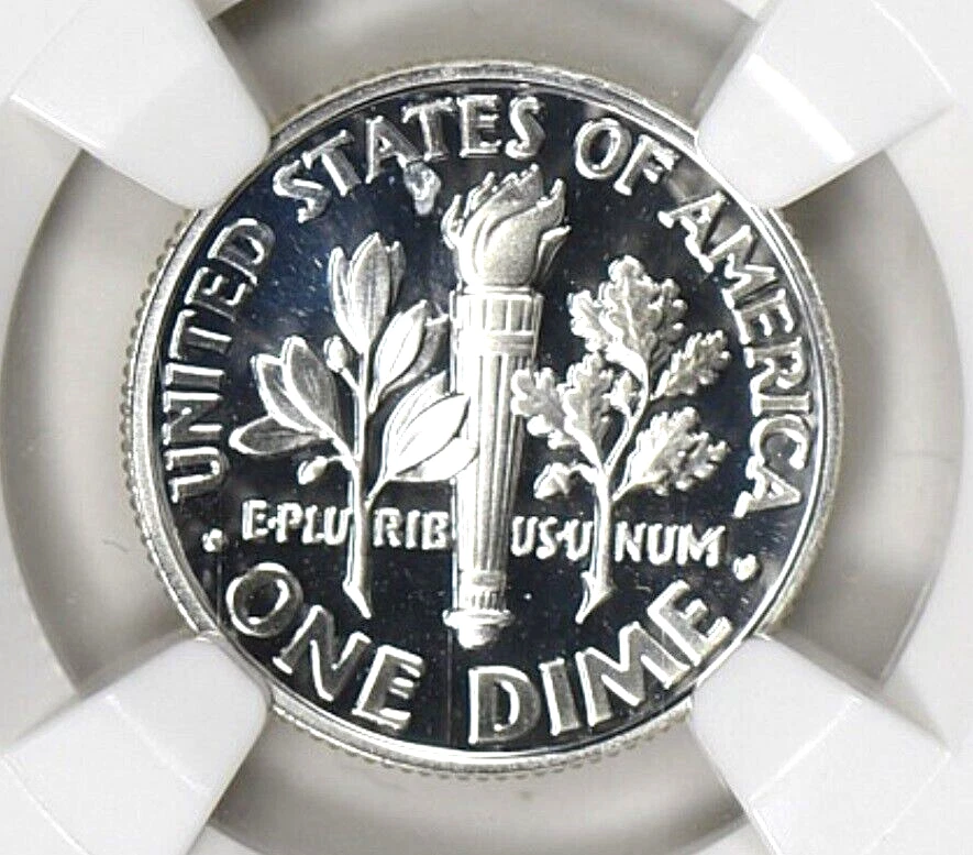 2000-S Reverse Struck Thru NGC PF69 UCAM Roosevelt Silver Dime Proof Error - Image 4 of 4