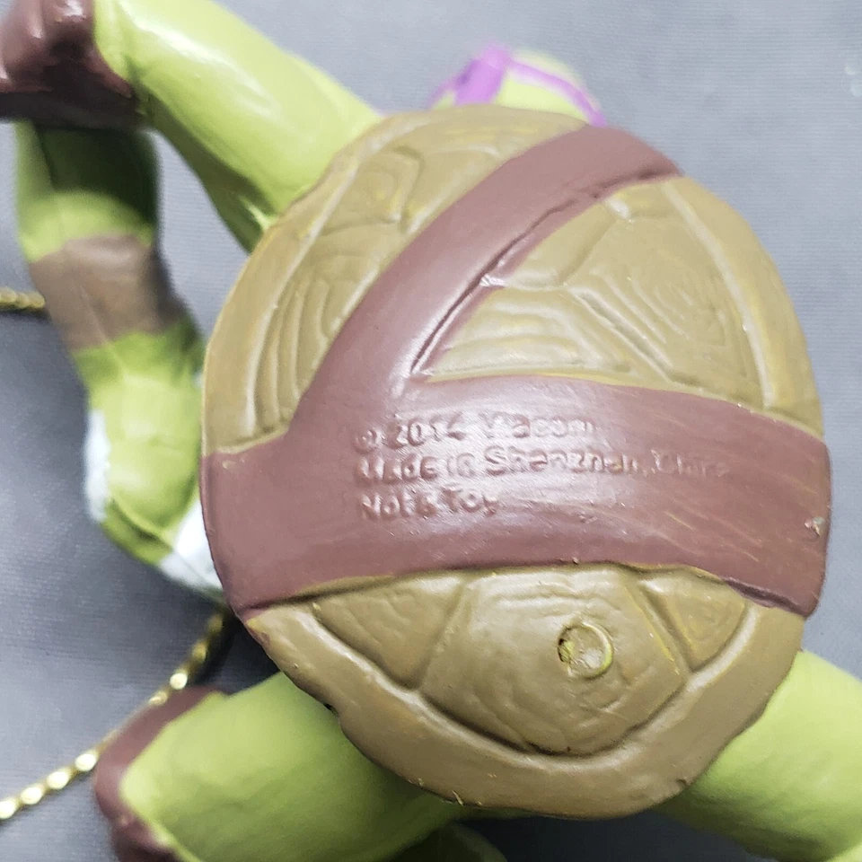 2 Adornos Tortugas Ninja Adolescentes Mutantes Nickelodeon Sin Caja 2014 Foto 4 de 4