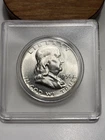 1956 FRANKLIN HALF DOLLAR CHOICE BU+ UNCERTIFIED SNAPLOCK FROM OLD COLLECTION