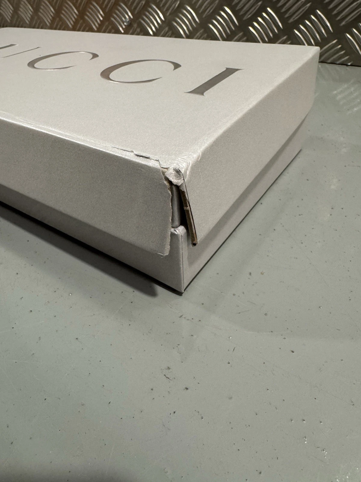 Gucci Horsebit Card Case & Playing Cards Set Silver Brand New Box Damaged 9