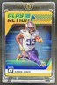 2024 Panini Donruss Optic Aaron Jones Play Action Gold #/10 Vikings
