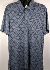 adidas JE1418 Golf Men's SM Ultimate365 Tour HEAT.RDY Jacquard Golf Polo, Navy