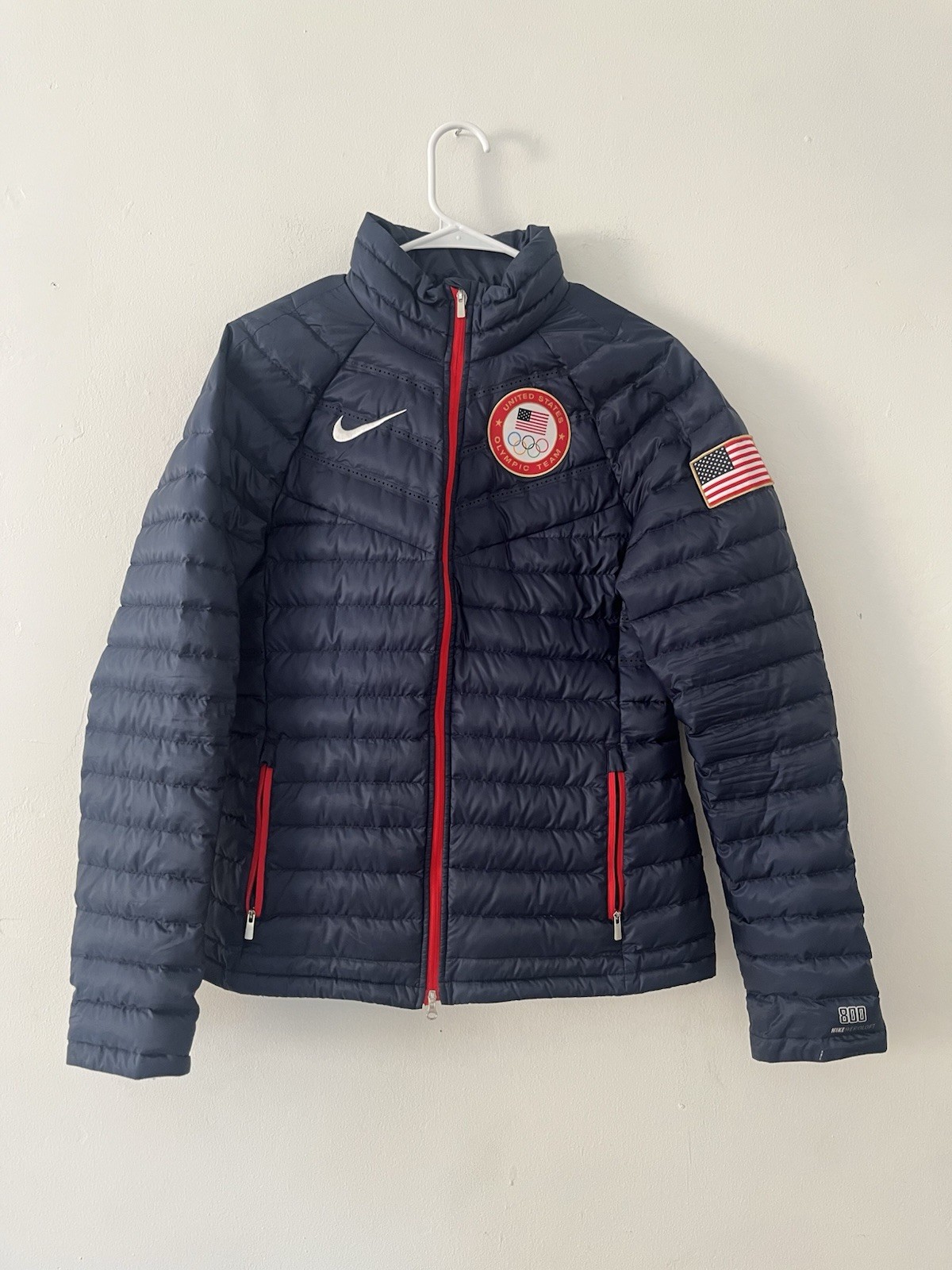 SACAI X NIKE Piumino Nike M donna Aeroloft Summit 800 614216 451 USA Olympic Sochi 2014