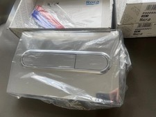 X1 Toilet Roca PL1 Dual Chrome Flush Plate 890095001 Cistern Button Panel 