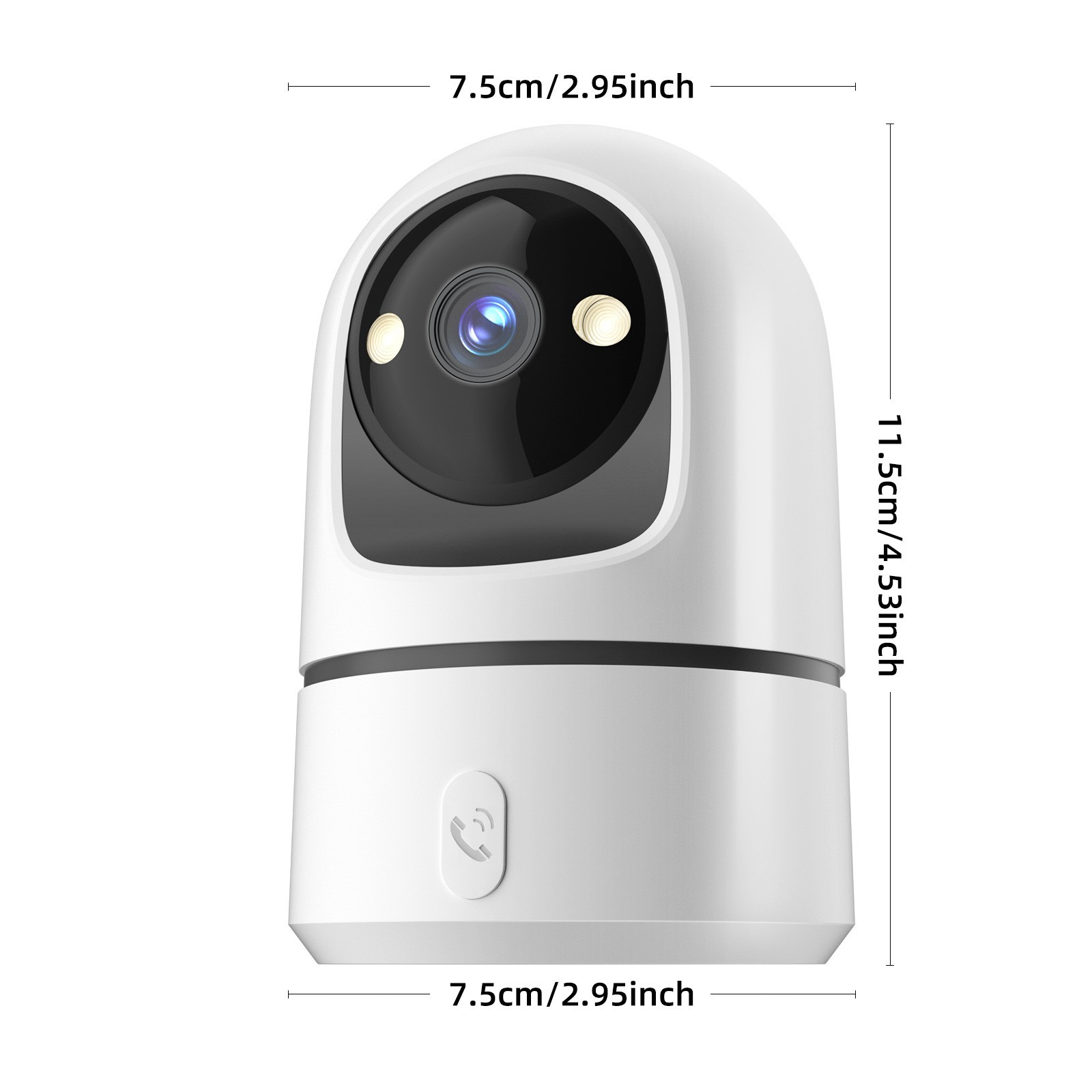 2K WiFi Pet Camera Home Security Camera Indoor for Dog Cat Baby Monitor Camera