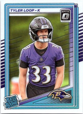 2025 Donruss Optic #227 Tyler Loop Baltimore Ravens READ