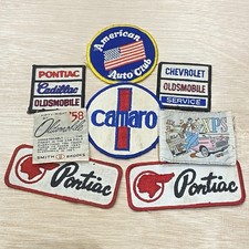 Vintage Americana Car Patches Bundle Pontiac Camaro Oldsmobile Chevrolet USA