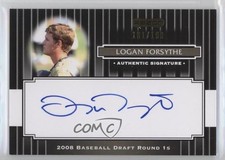 2008 Razor Signature Series Black 101/199 Logan Forsythe #173 Auto 2d9