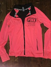 PINK Victoria s Secret Active Jacket Ultimate Full Zip Workout Track - Size M