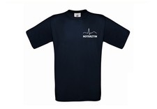 T-shirt z nadrukiem "Notariusz" niebieski