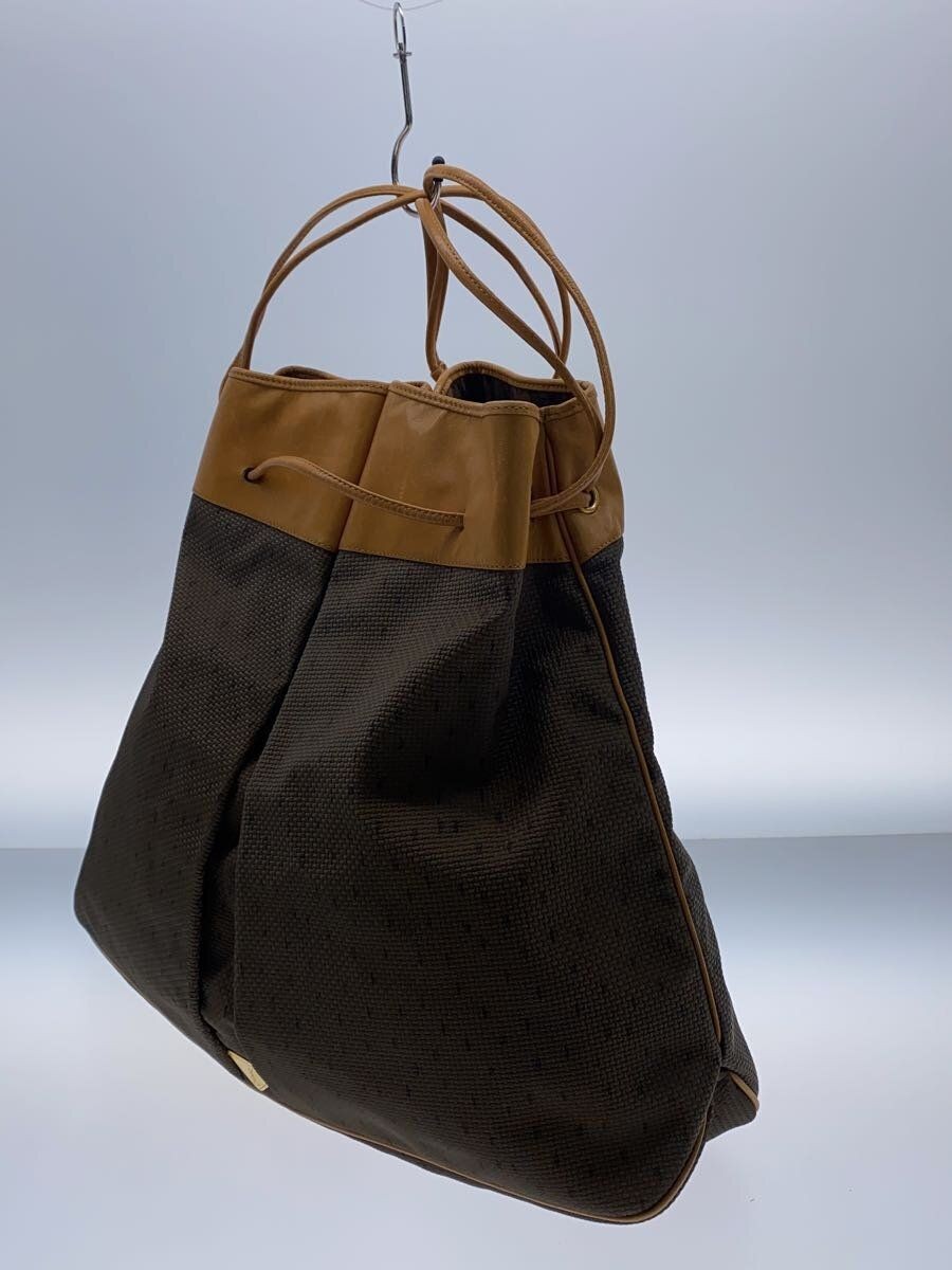 YVES SAINT LAURENT ALTRA VECCHIA GRANDE BORSA DA VIAGGIO PVC Marrone MODELLO TOTALE Usata