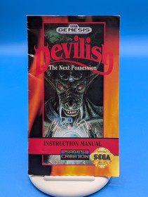Devilish (Sega Genesis) Complete CIB, Tested And Working 