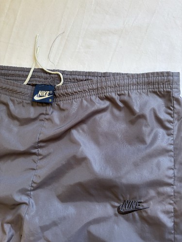 Vintage 90’s Nike Track Pants Size Small Ankle Zip Gray Baggy Swoosh Y2K 80s Y2K - Picture 3 of 11