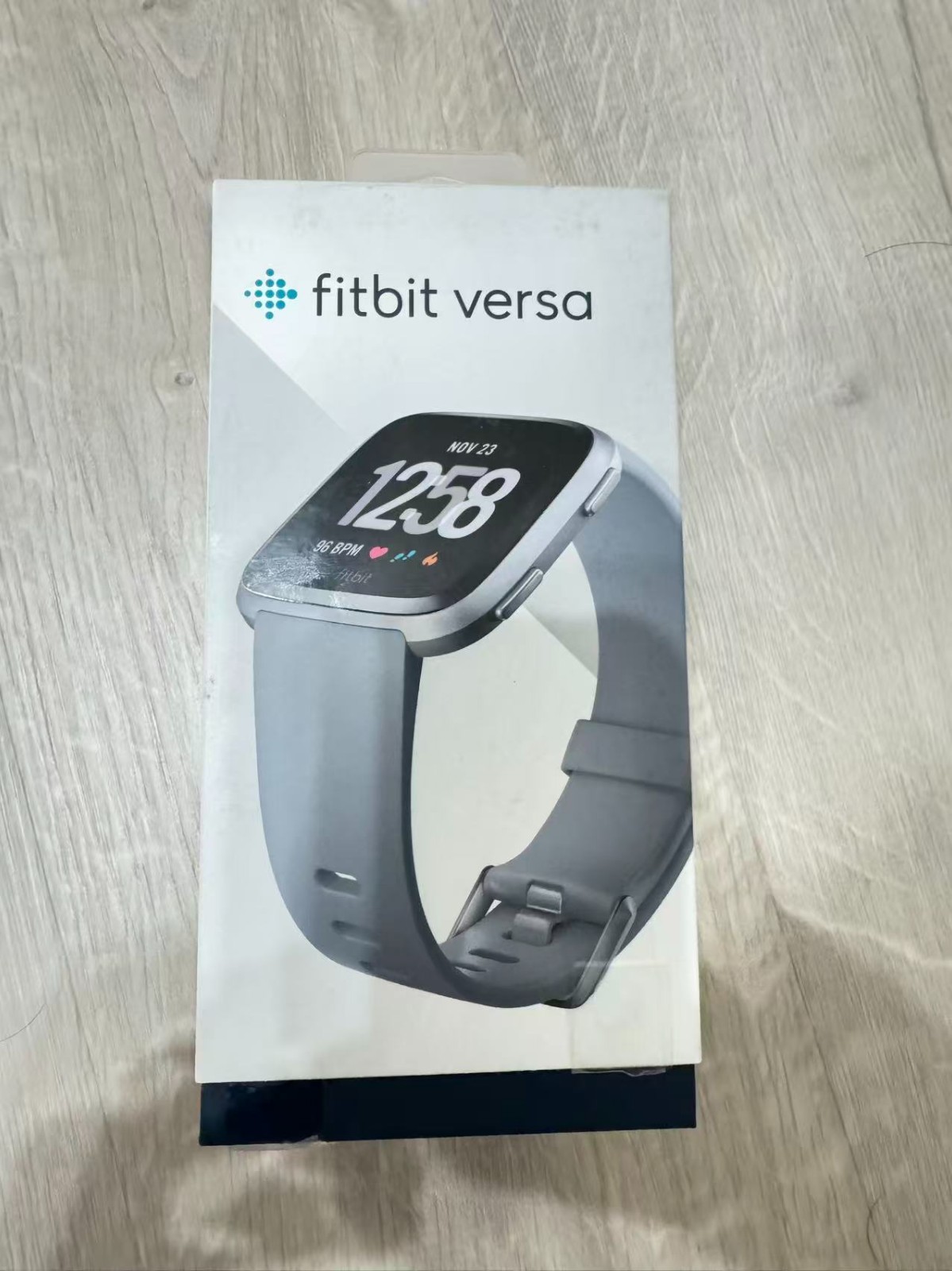 Fitbit Versa Fitness & Activity Tracker  Smart Watch - S & L Sizes  grey